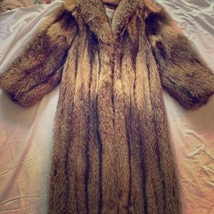 Tanuki Raccoon Fur Coat